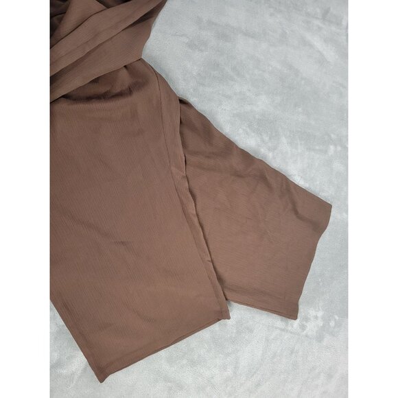Maggie Barnes Womens Pants 5X Plus Cropped Pull On Brown Comfy BRO33E - Picture 4 of 8